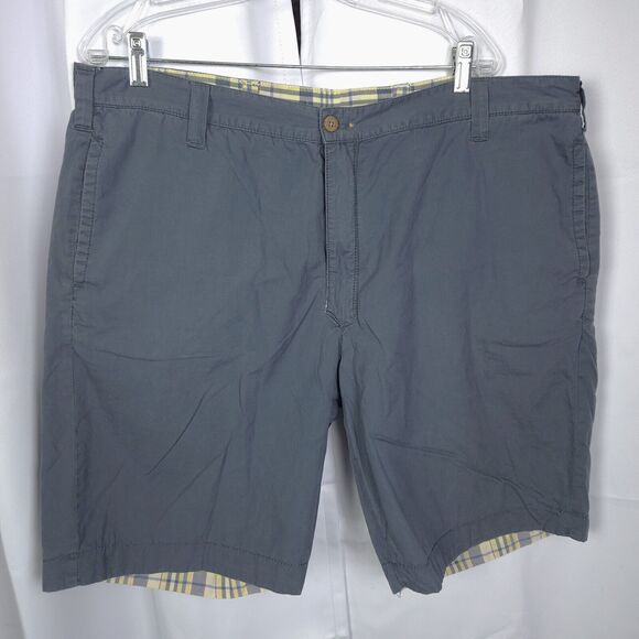 VTG Tailor Vintage Mens 42 Plaid Reversible Chinos Casual Cotton Shorts - Picture 3 of 8
